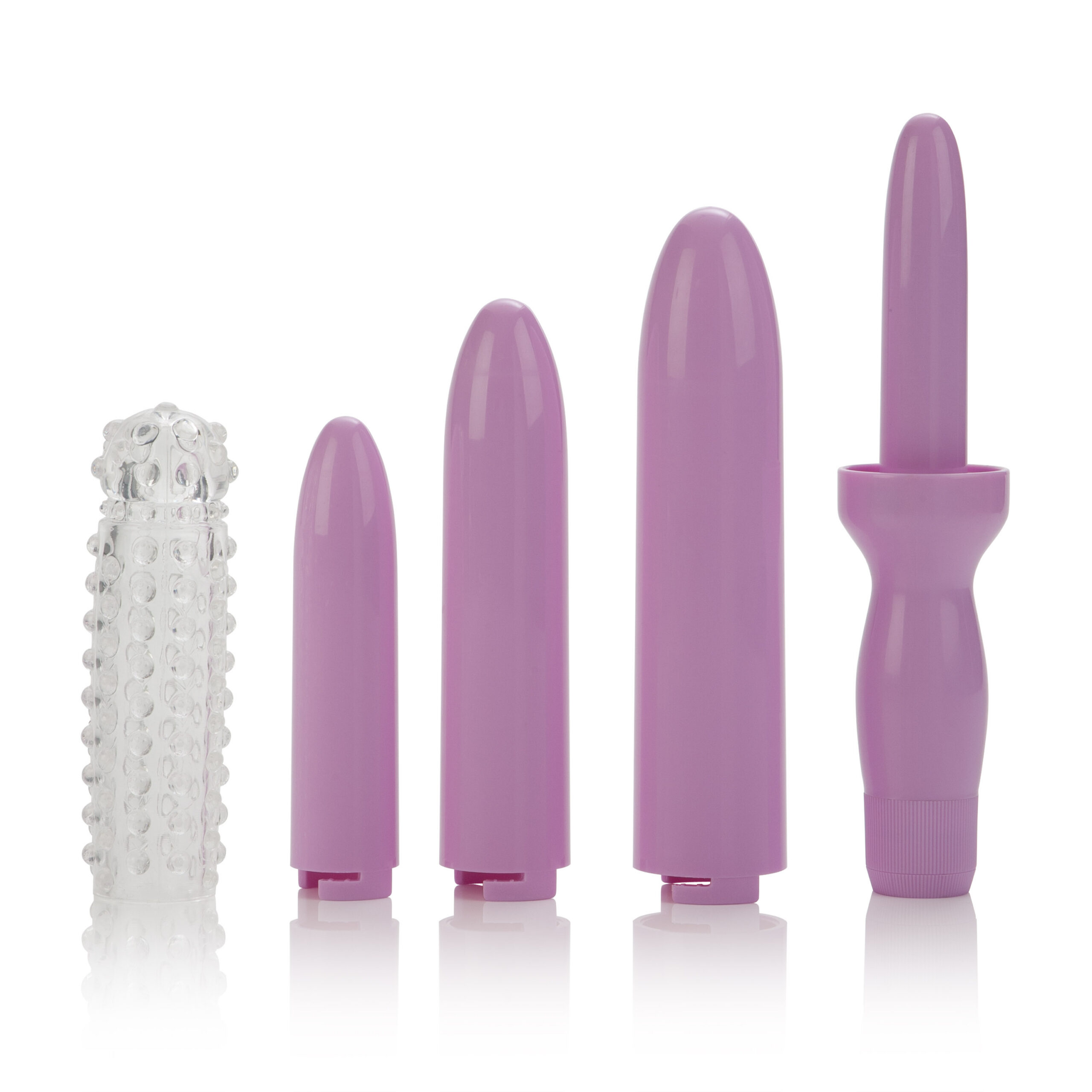 Dr. Laura Bernam Dilators - Set of 4 Locking Sizes Plus Sleeve - Purple - Image 5