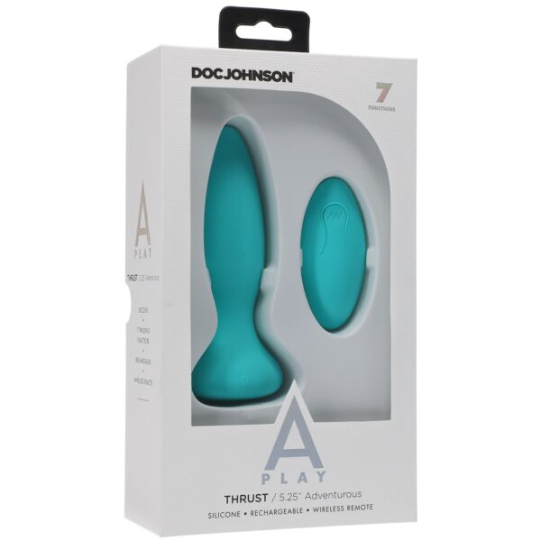 A-Play - Thrust - Adventurous - Rechargeable  Silicone Anal Plug With Remote