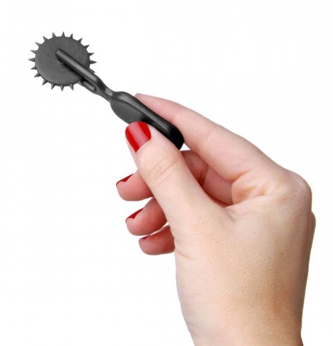 This pint size pinwheel will leave a trail of exciting sensation across their skin as it glides smoothly over every inch of the body. The sharp spikes give a prickle of pleasure
