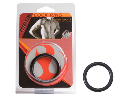 Ready for more than the beginners rubber ring. The experienced man will appreciate the welded metal cock ring. Single metal cock ring.