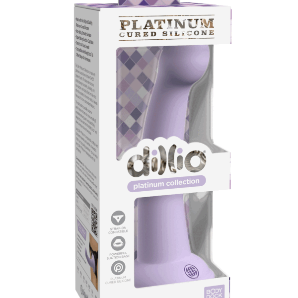 Dillio Platinum - Secret Explorer 6 Inch Dildo - Purple