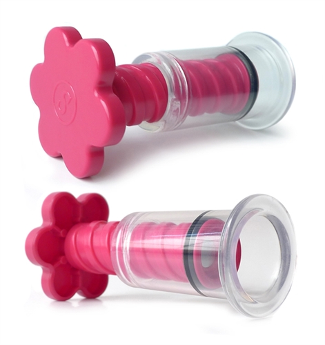 Twist the night away an turn up the heat with the newest sensation toy The T-Cups Nipple Suction Set. Each turn of the screw adds a delicious degree of succulent suction to your nipples neck or other sensitive spots. Stick them to your skin and turn the handle to the left to create vigorous vacuum perfect for teasing and pleasing fore during or after play.