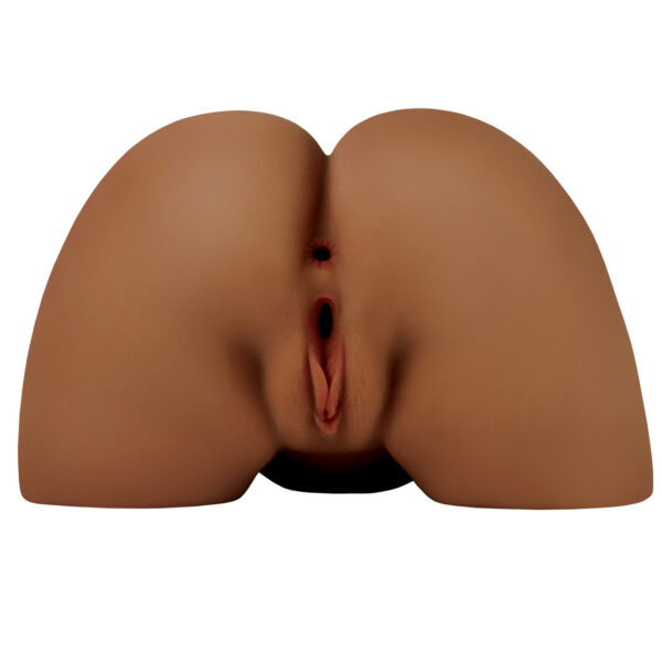 Shake That Ass Vibrate Mega Masturbator - Brown