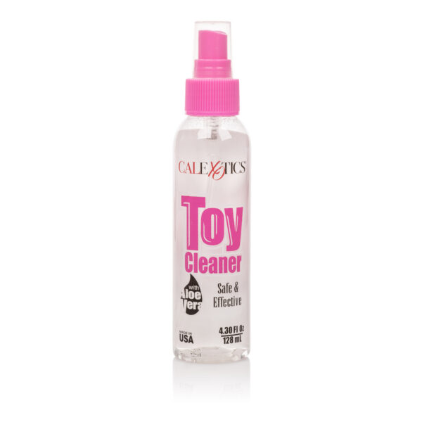 CalExotic's bestselling Toy Cleaner now contains Aloe Vera.<br> Fights bacteria with Triclosan