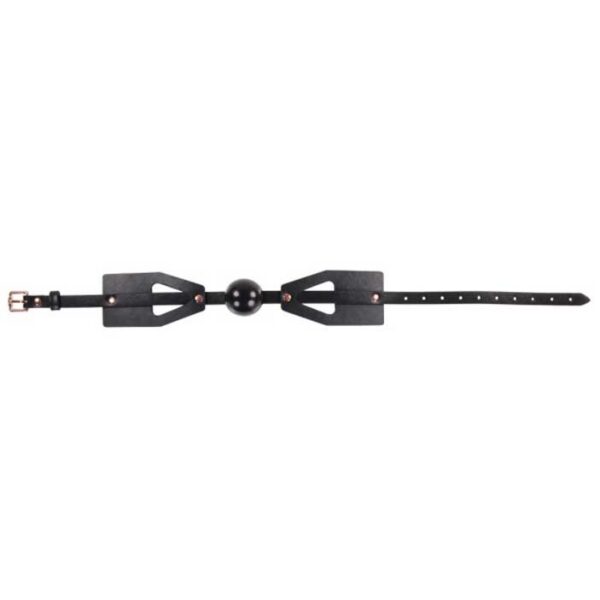 Brat Ball Gag - Black / Rose Gold
