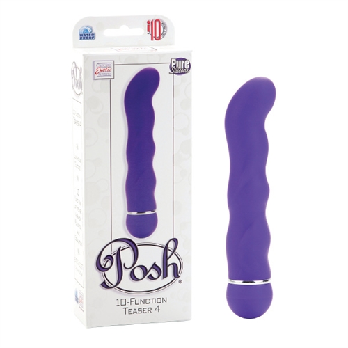 Silky soft luxurious Silicone massager. Pleasing shapes designed for versatile use. Discreet powerful whisper quiet. 10-functions of intense vibration down for 3 seconds to turn off on any function.