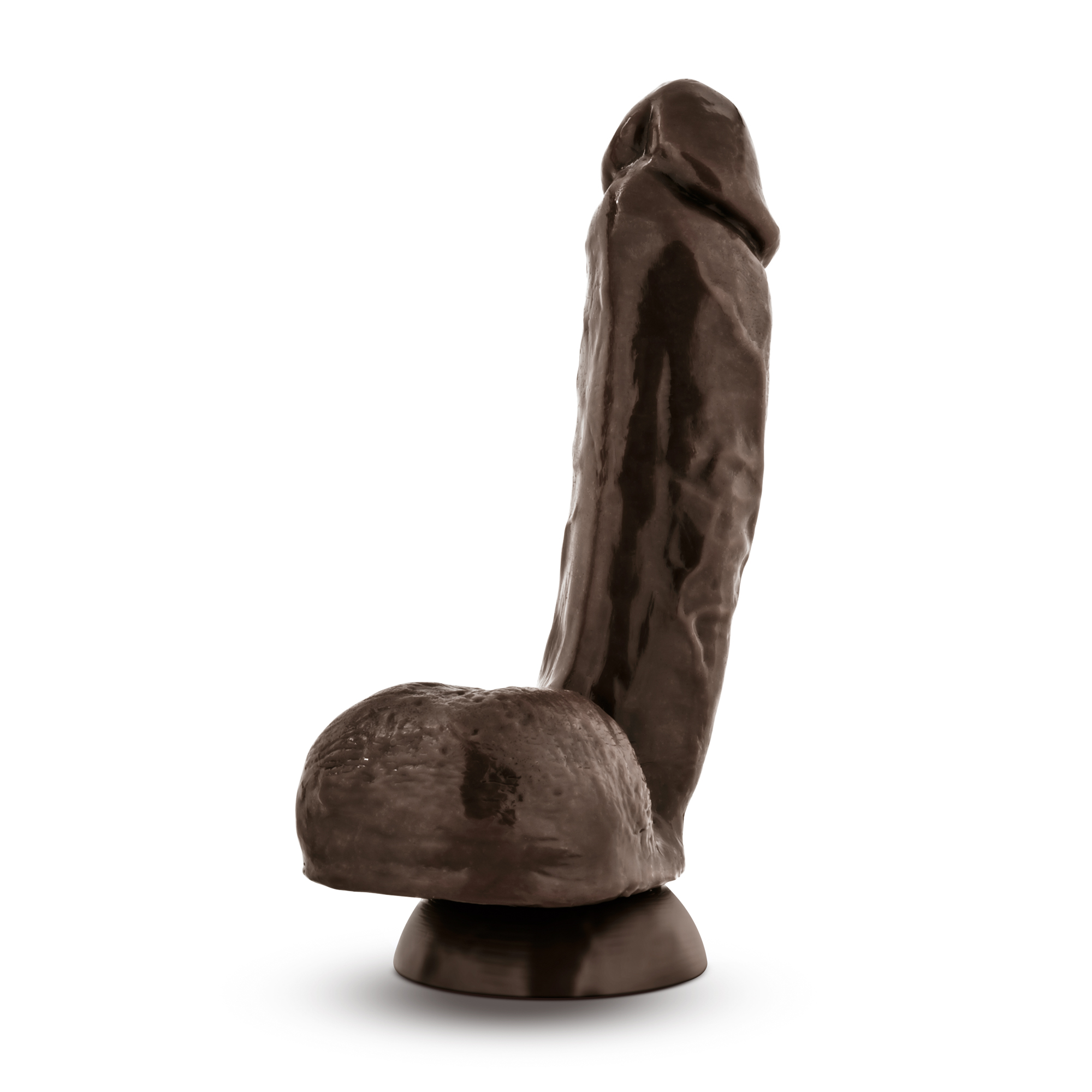 The X5 Hard On Realistic Dildo by Blush Novelties looks and feels like the real thing. It is made to please and satisfy even the most discriminating of dildo connoisseurs. The suction cup makes the Hard On harness compatible and is built for the cowboy or cowgirl in you