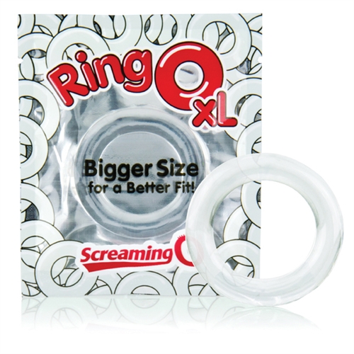 The RingO XL boasts the erection-enhancing power of the original RingO but with a bigger size for a better fit. This stretchy erection ring helps him stay harder longer with a fuller erection mind-blowing orgasms and can even prevent premature ejaculation. Stretch the RingO XL around the base of the penis for comfortable intimate enhancement an intensely better sex.