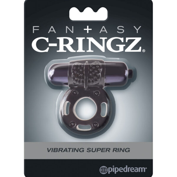 Fantasy C-Ringz Vibrating Super Ring Black