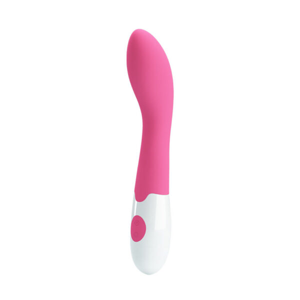 Enjoy endless nights of unbelievable pleasure with this 30 function curved G-spot vibrator. This sex toy is shaped with a rounded and slightly bulging head that will provide intense stimulation for all of your pleasure points. You'll find yourself desperate for more as soon as you're done