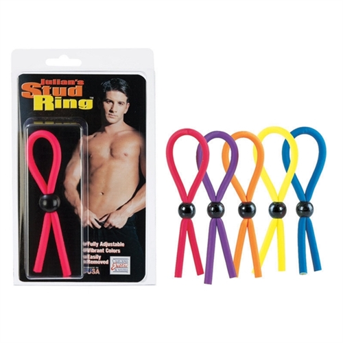 Fully adjustable supple assorted vibrant colors.
