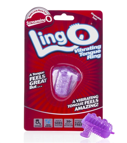 The Ling O was designed to add a tingly twist to oral sex with comfortable safe  and effective design. Worn at the base of the tongue with the bullet at the top your mouth becomes human vibrator and with little no movement necessary you can bring your partner to orgasm in minutes and with a powerful motor that lasts more than 40 minutes the LingO easily stimulates all pleasure zones creating the ultimate teasing foreplay experience before getting down to business.
