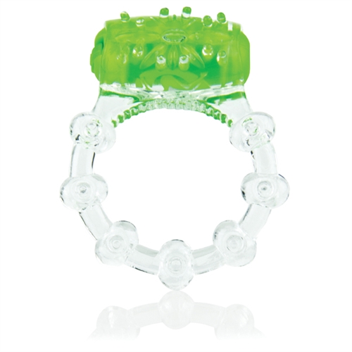 The Screaming O Vibrating Ring is the award-winning sex secret that helps couples have better more satisfying sex. With pleasure knobs for him and ticklers for her couples enjoy mutual stimulation with vibration that buzzes throughout the entire ring. Now available as a convenient ColorPoP Quickie couples can enjoy vibrant vibration at home or on the go with a disposable design they can take anywhere.