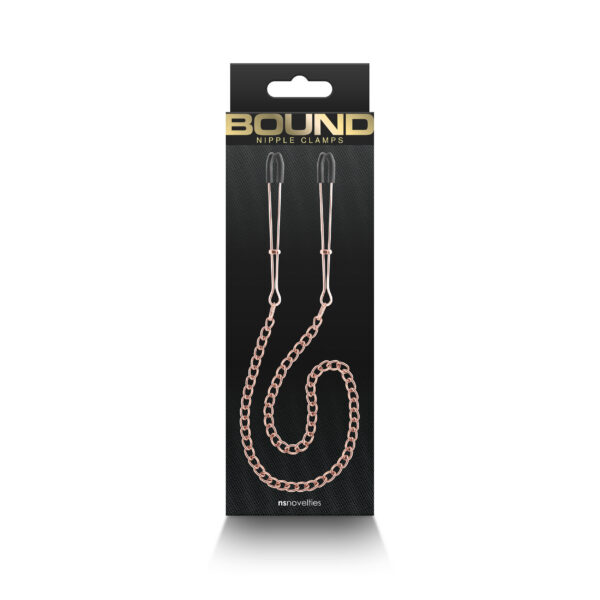 Bound - Nipple Clamps - Dc3 - Rose Gold