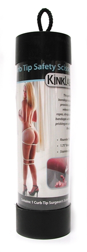 These unique rounded safety scissors are strong enough to cut tape and clothing.
