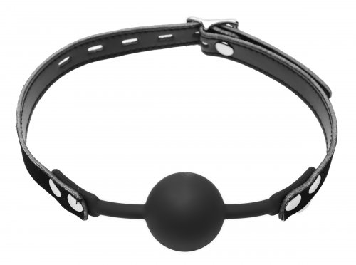 tasteless ball gag is made from soft