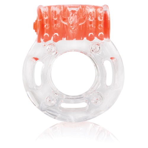 The Screaming O PLUS vibrating erection ring keeps him harder longer with powerful vibration for her pleasure for better more satisfying sex. Now available as a convenient ColorPoP Quickie couples can enjoy vibrant vibration at home or on the go with a disposable design they can take anywhere.