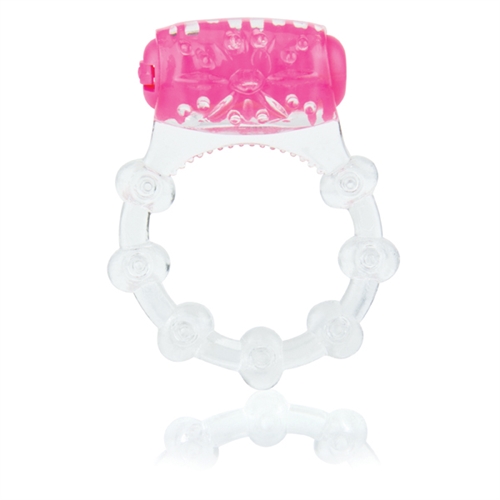 The Screaming O Vibrating Ring is the award-winning sex secret that helps couples have better more satisfying sex. With pleasure knobs for him and ticklers for her couples enjoy mutual stimulation with vibration that buzzes throughout the entire ring. Now available as a convenient ColorPoP Quickie couples can enjoy vibrant vibration at home or on the go with a disposable design they can take anywhere.