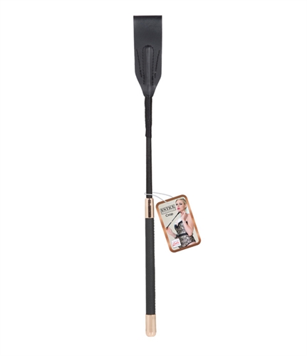 Sturdy hand stitched riding crop with designer accents. Non-tarnishing Nickel-Free.