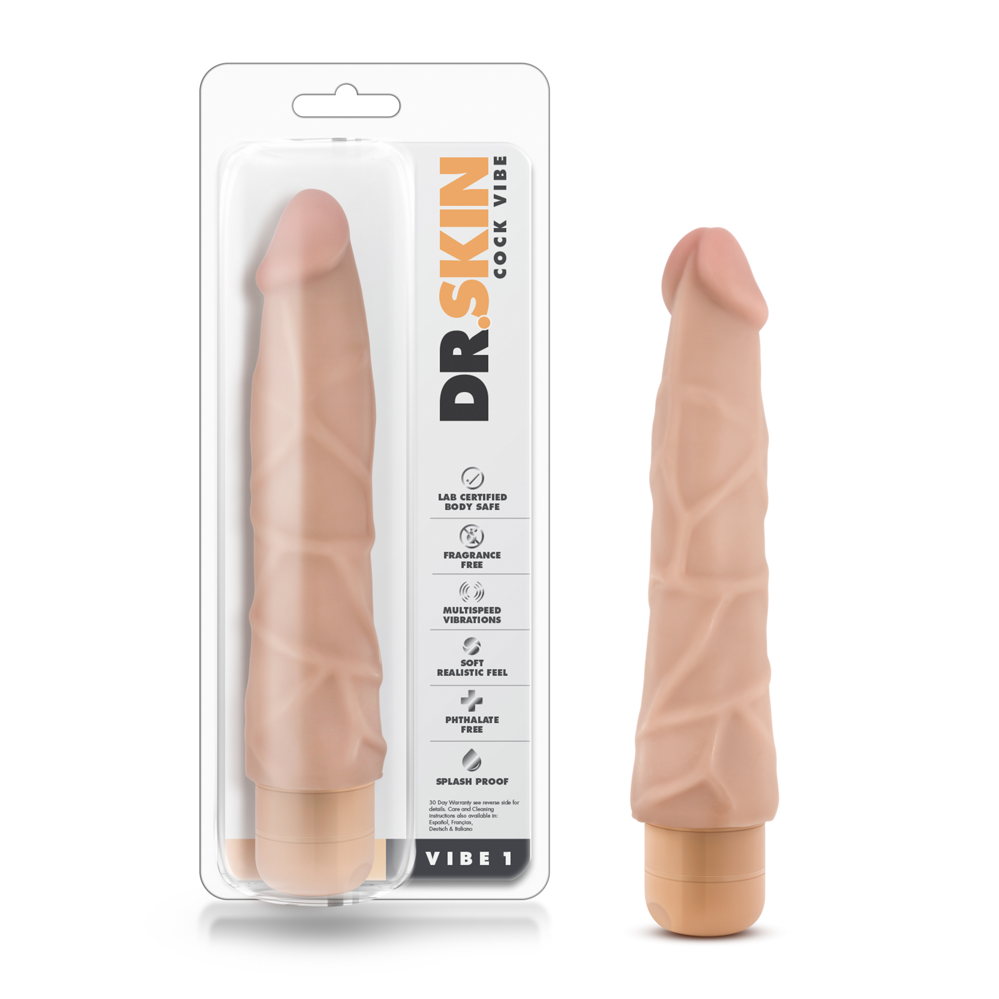Dr. Skin - Cock Vibe # 1 - Beige - Image 9