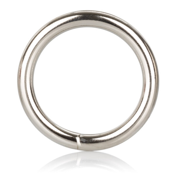 Metal adornment rings Steel with silver plating