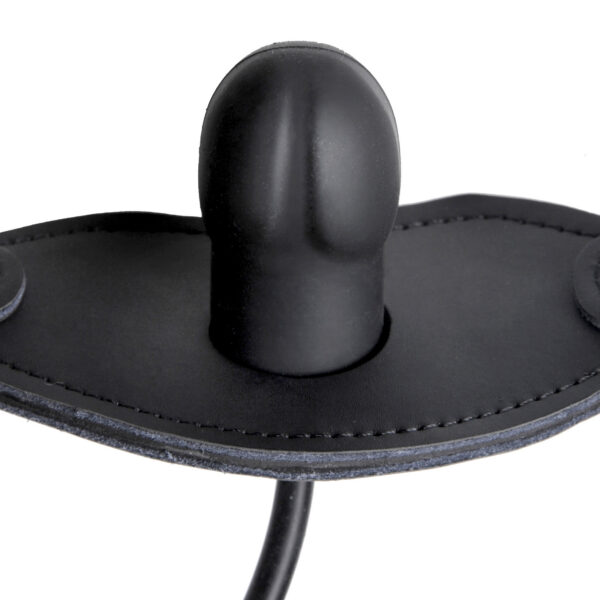 Silencer Inflatable Locking Penis Gag - Black
