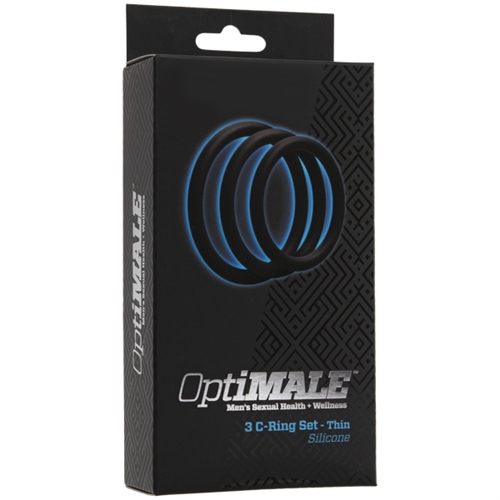 Optimale 3 C Ring Set - Thin - Black - Image 2
