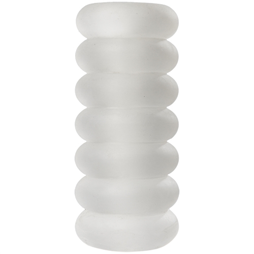 Triple your fun with Mood Thrill. Made of our incredibly lifelike UR3 material this handheld stroker features three internal textures for versatile stimulation. The unique triple texture pleasure tunnel includes large massage beads at entry thick ribbing in the middle and stimulating beads tapering to a tight finish at the open-end. Easy to clean . It even warms to the touch. Your cock will thank you later.