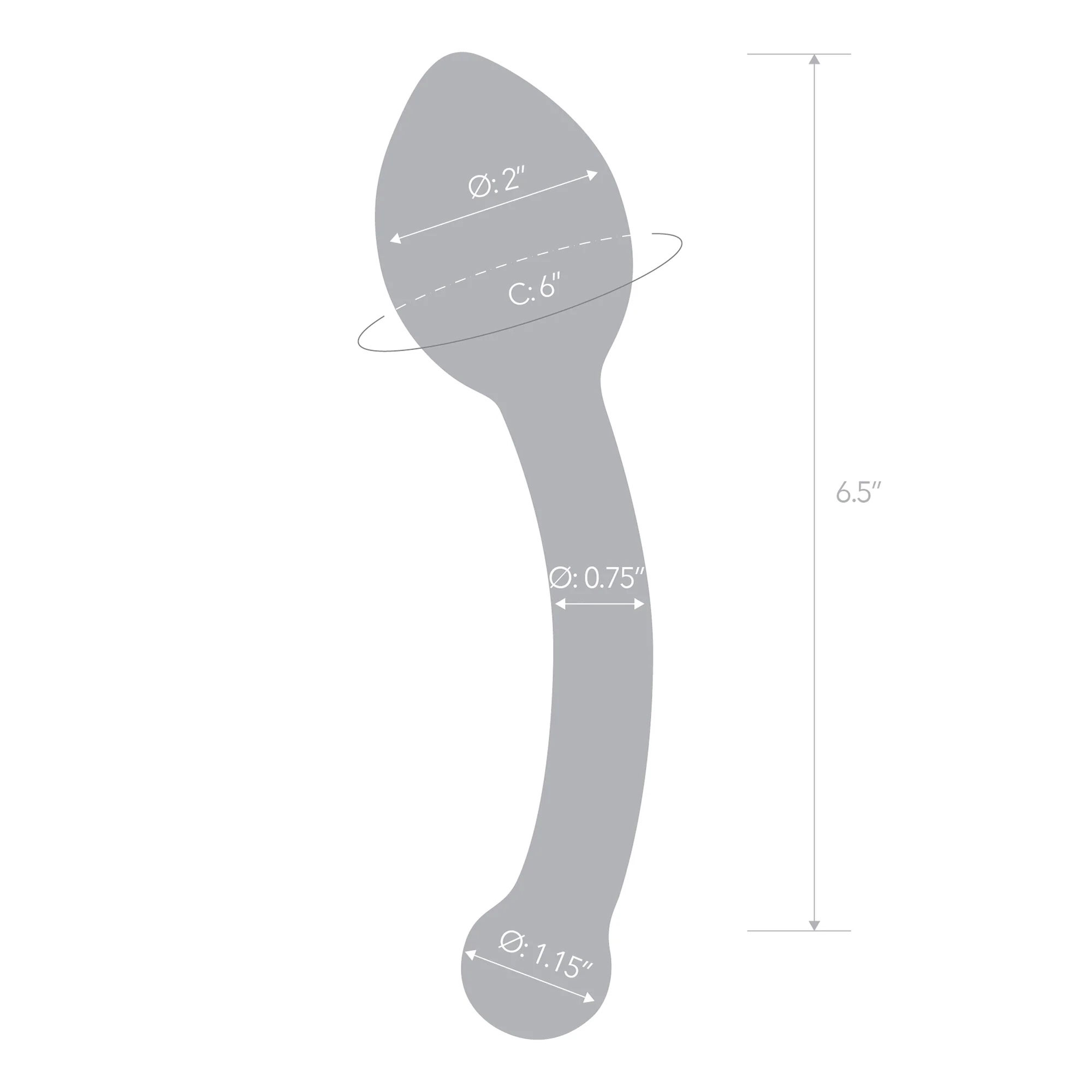 the Pure Indulgence Anal Slider is topped by a bulbous tip that's designed to provide a complete and direct stimulation to reach powerful orgasms unlike any before. At the base of the Pure Indulgence Anal Slider is a smaller bulb that allows you to easily control the range and power of the toy's thrust for safe