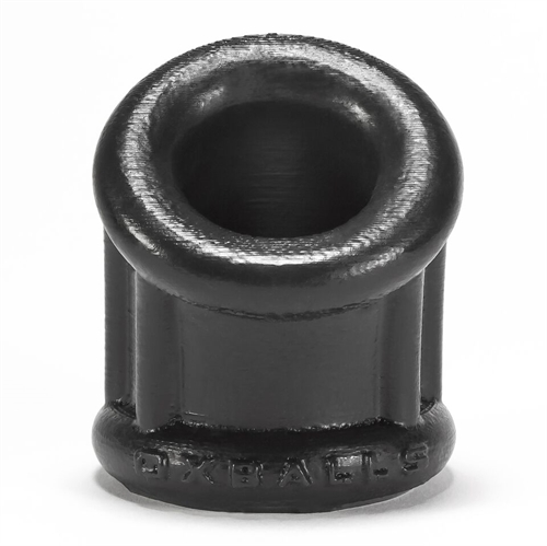 BENT is super soft stretchy fleshy siliconewith a curvea bent ball stretching tube with a fat squishy rim.  Our super-soft silicone feels amazing on your nutsit stretches just right