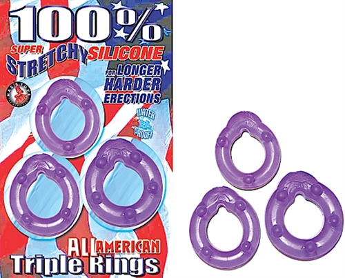 Waterproof Super stretchy cockring designed for longer and harder erections.