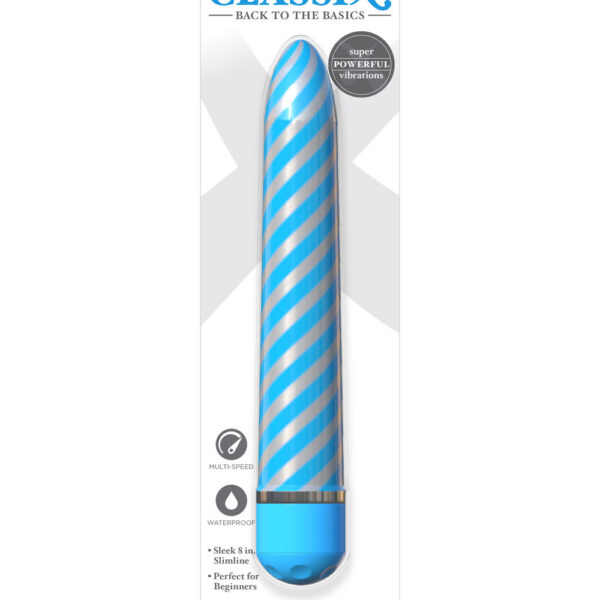 Sweet Swirl Vibrator - Blue