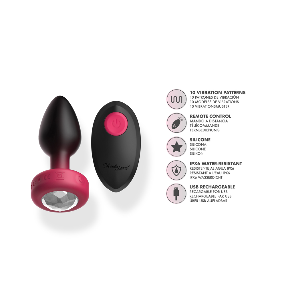while the radiant jeweled base brings a striking visual element to every session. Use it with or without the rechargeable remote control