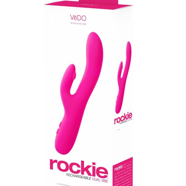 Rockie Dual Rechargeable Vibe - Foxy Pink