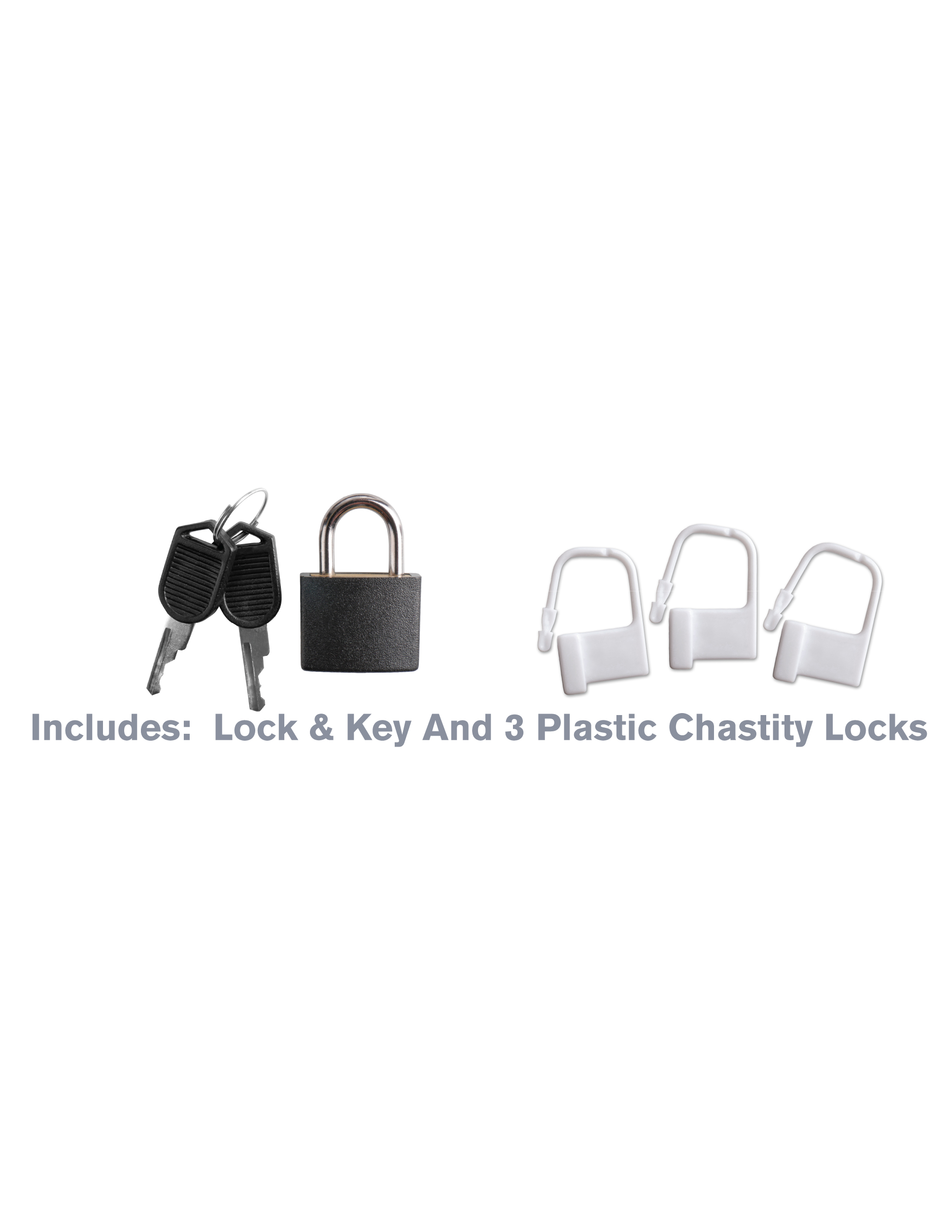 Put your lover on lockdown with the Hardcore Silicone Cock Blocker! Fasten the lock