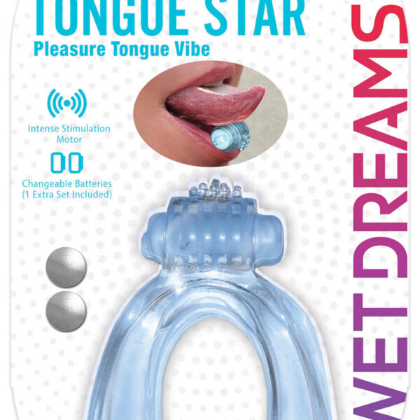 Wet Dreams Tongue Star - Blue