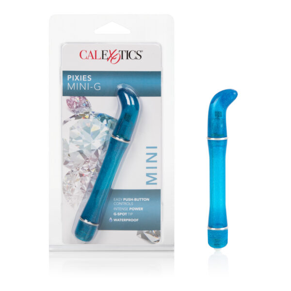 5 inch G-spot waterproof massager Power packed petite massagers contoured for maximum stimulation Easy push button