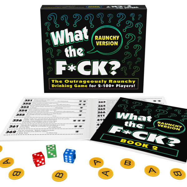 Adult drinking game. One player rolls the dice to select the random dirty question they must answer. Other players bet on how they will handle the question.The winners will cheer while the loser must drink.