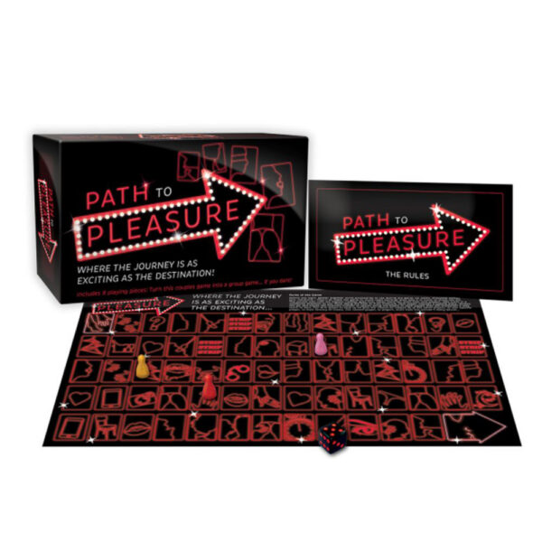 Where the Journey is as Exciting as the Destination Awaken your senses and  prepare for pleasure with the game that takes you on a journey of sexual  discovery. Behind every square you will find an intimate question or sensual  act to bring the two of you closer together. With three stages of excitement the game starts by awakening desire