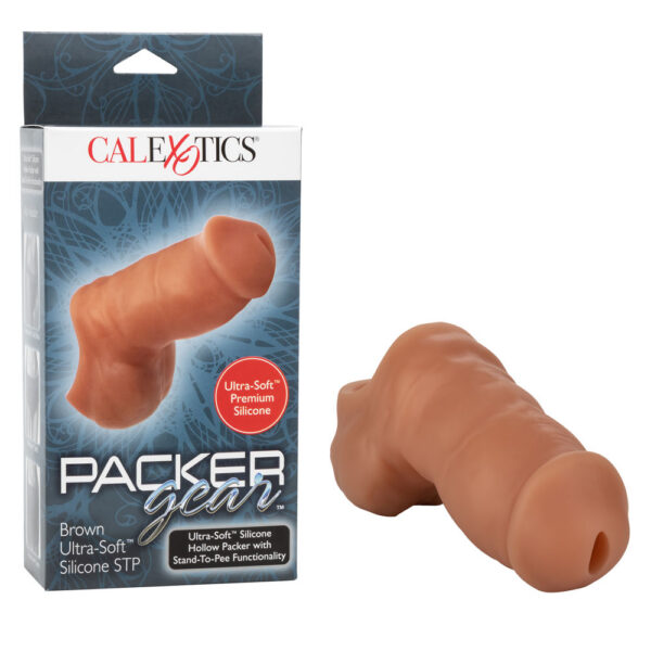 Packer Gear 4 Inch Ultra-Soft Silicone Stp Packer - Brown