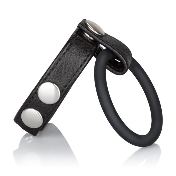 Extend your seduction and ecstasy with this adjustable Leather Ball Spreader. The easy to use