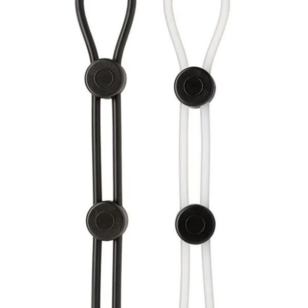 Cloud 9 Pro Sensual XL Cock Ring 2-Pack - Black/white