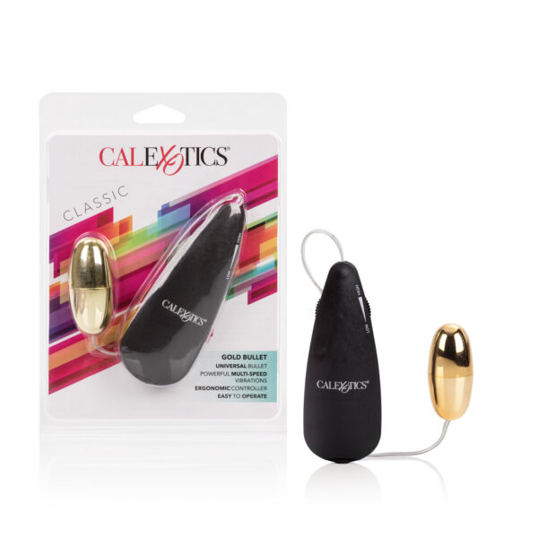 Give your climax the golden touch!<br><br> Super intense vibrating Golden Bullet. Multi-use. Multi-speed.