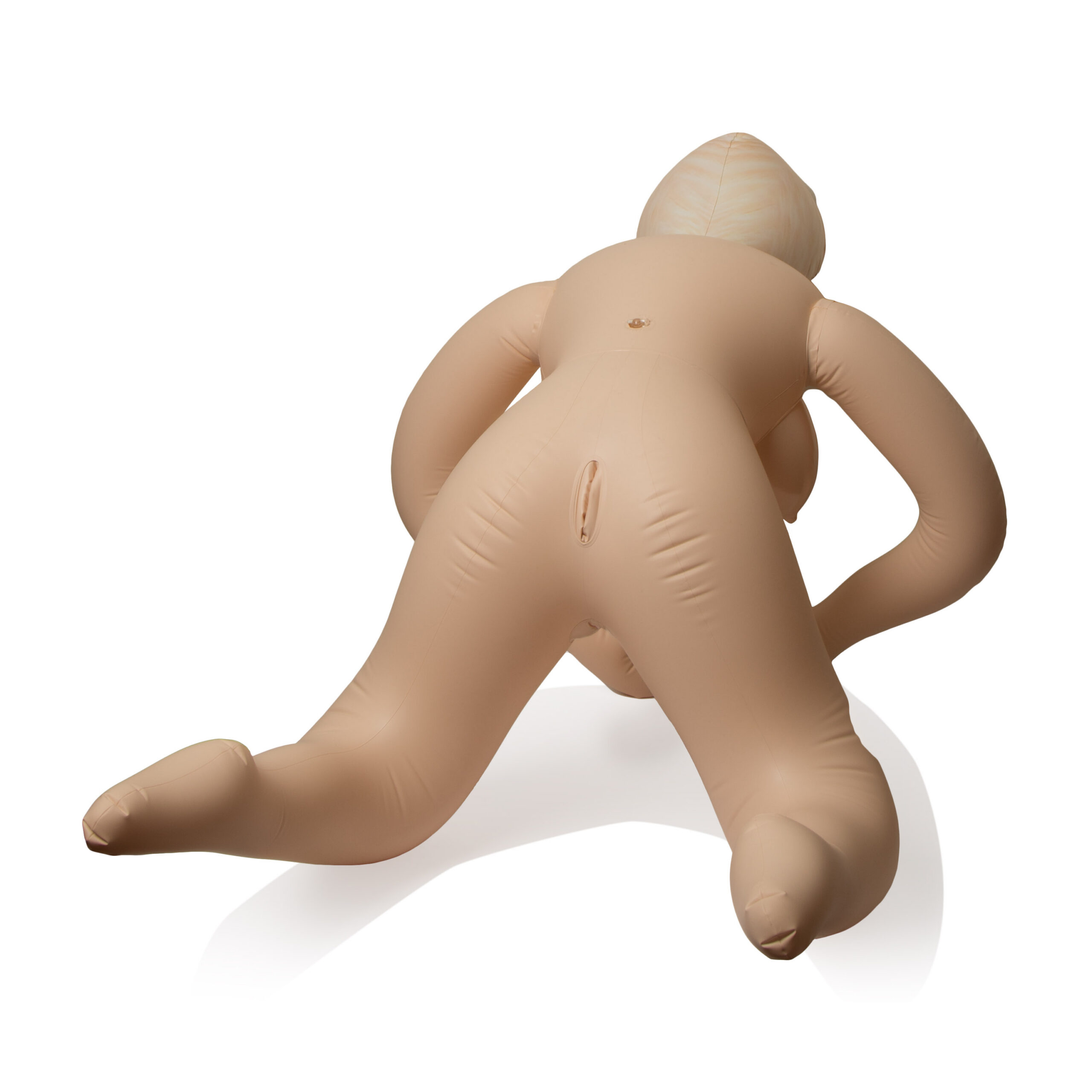 Sitting positioned love doll with 3 love holes. Perfect for reverse cowgirl