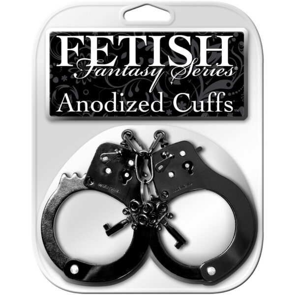 The use of restraint has always been a sexual stimulant and with theses Anodized Metal Cuffs