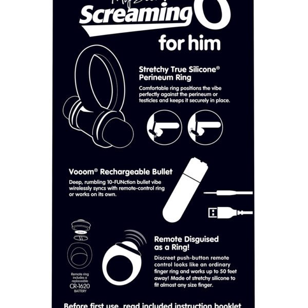 My Secret Bullet and Ring for Him - Black