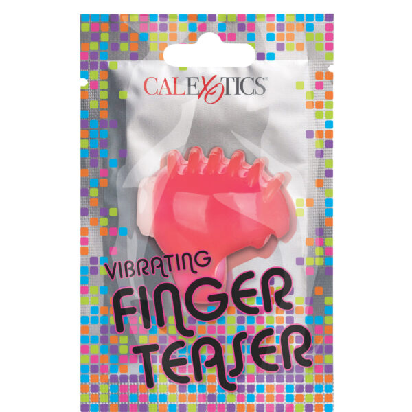 Foil Pack Vibrating Finger Teaser - Pink