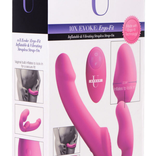 World's 1st Remote Control Inflatable Ergo-Fit Strapless Strap-On