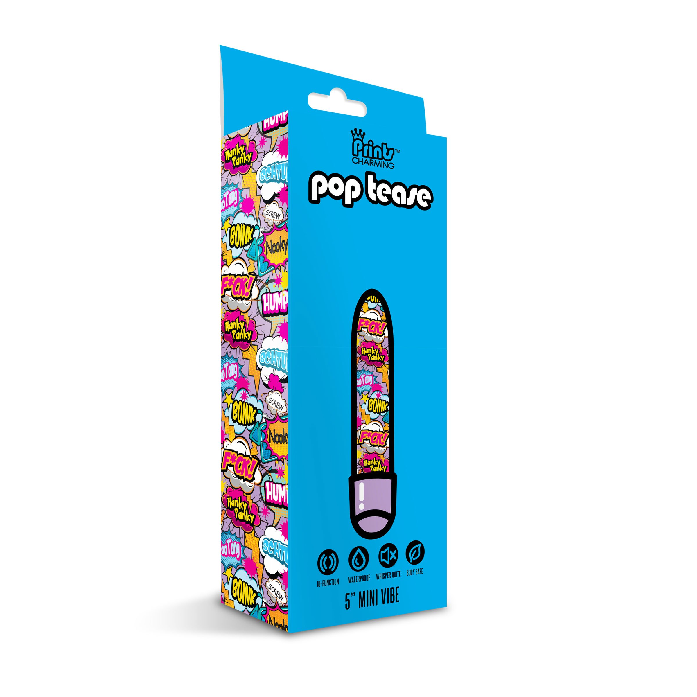 Prints Charming Pop Tease 5 Inch Mini Vibe - Fuck Purple