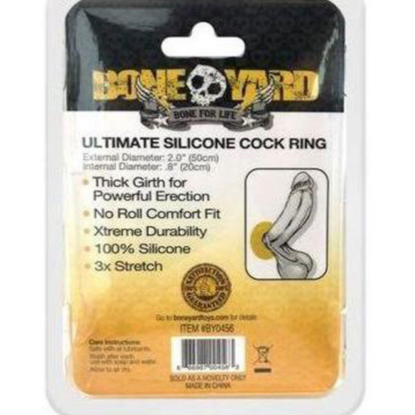 Ultimate Silicone Cock Ring - Yellow